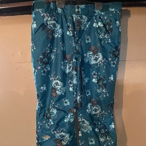 Womans large north face snow pants